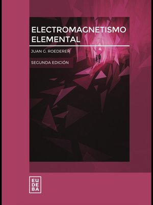 cover image of Electromagnetismo elemental